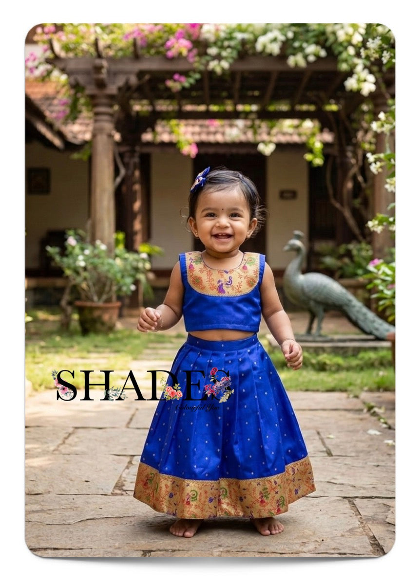 Blue bloom pavada set