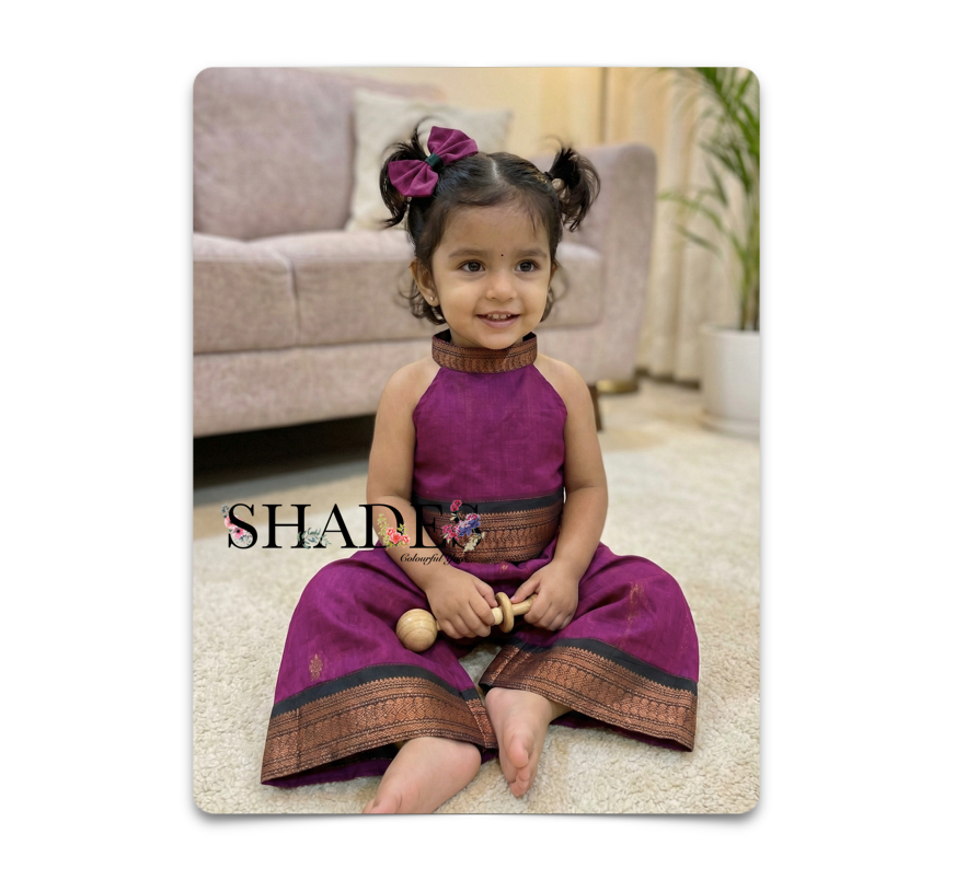 Ethnic Co-ord set - Purple