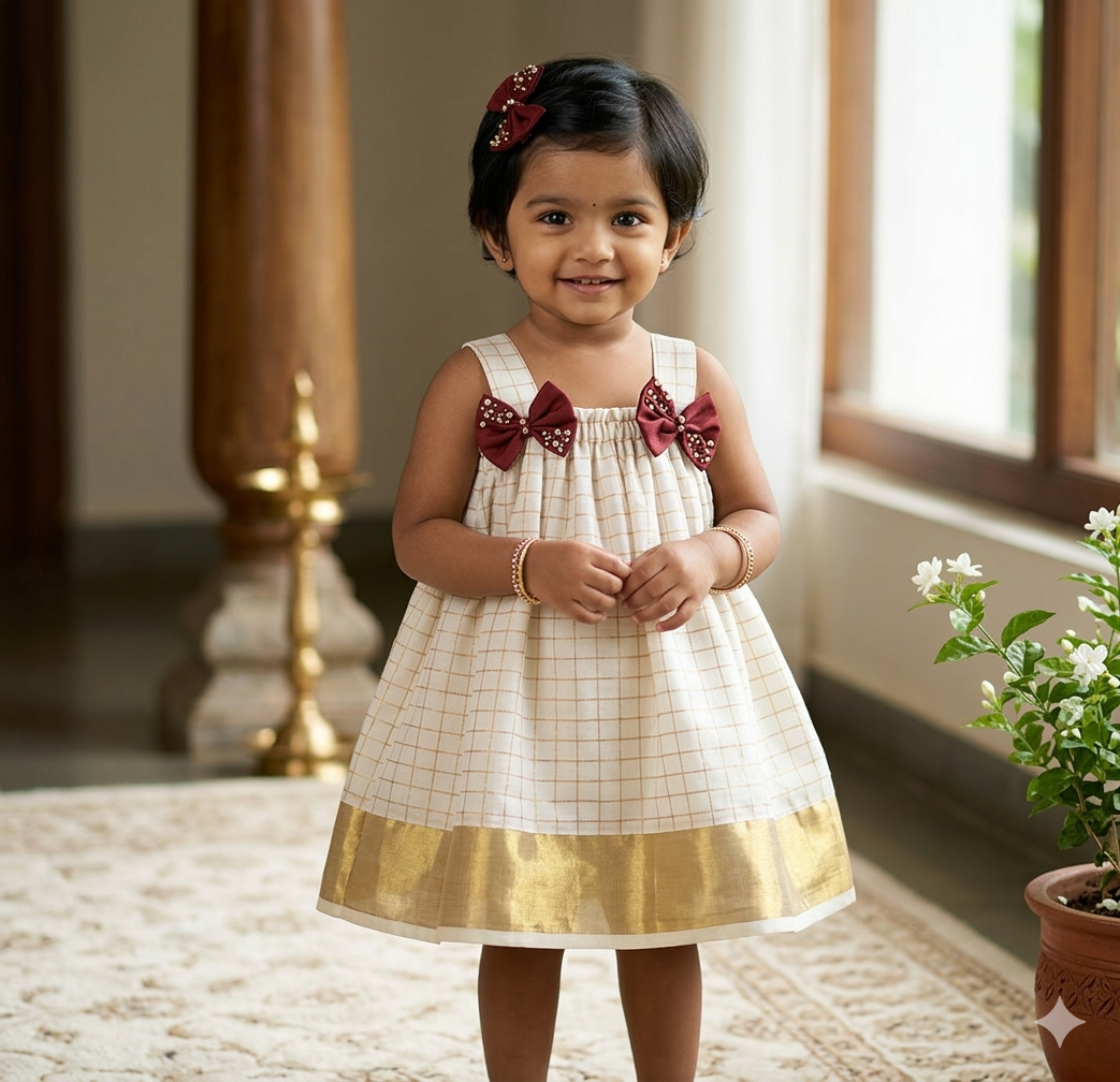 Cotton Kasavu dress