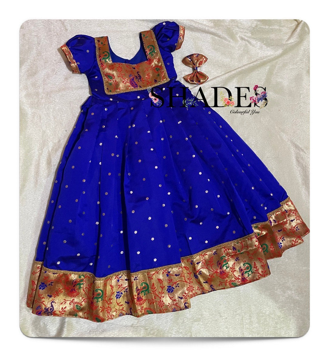 Royal blue ethnic frock