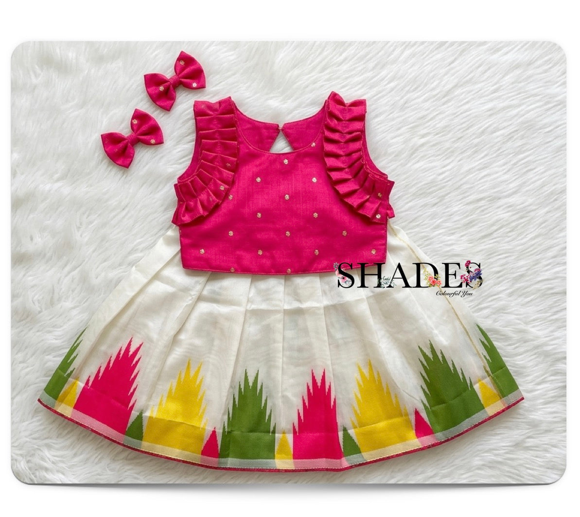Candy bloom skirt top set