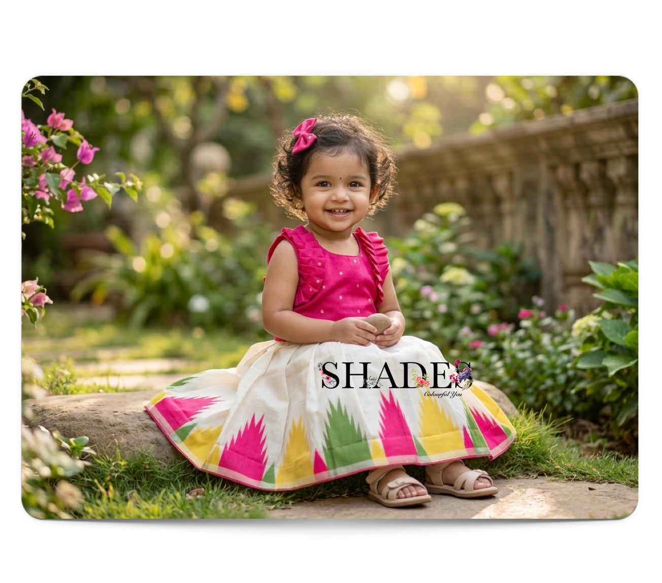 Candy bloom skirt top set