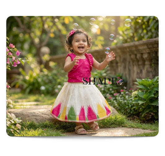 Candy bloom skirt top set