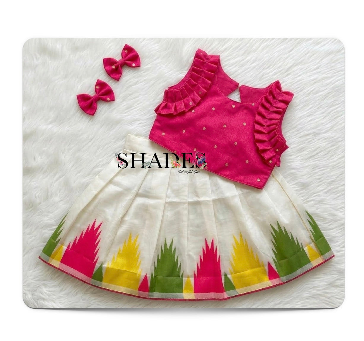 Candy bloom skirt top set